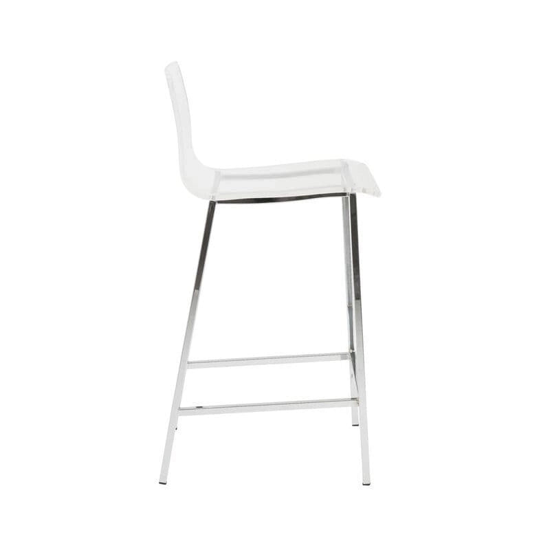 Sgabello moderno trasparente