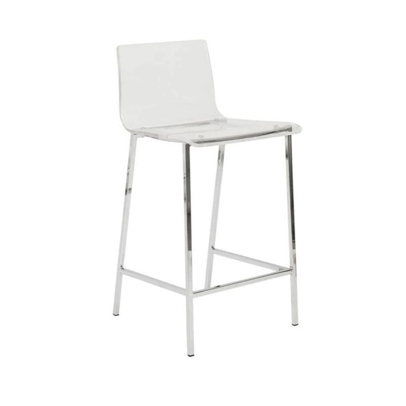 Sgabello moderno trasparente