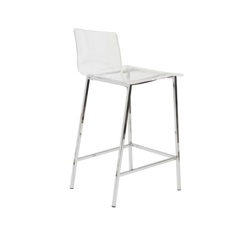 Sgabello moderno trasparente