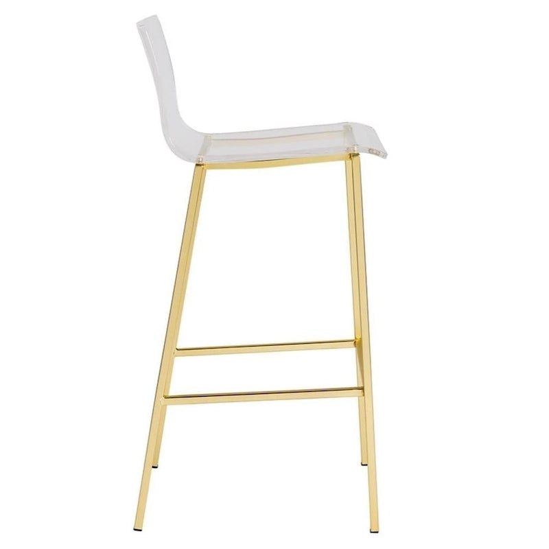 Sgabello moderno trasparente