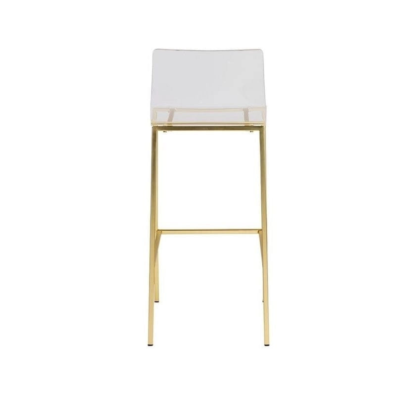 Sgabello moderno trasparente
