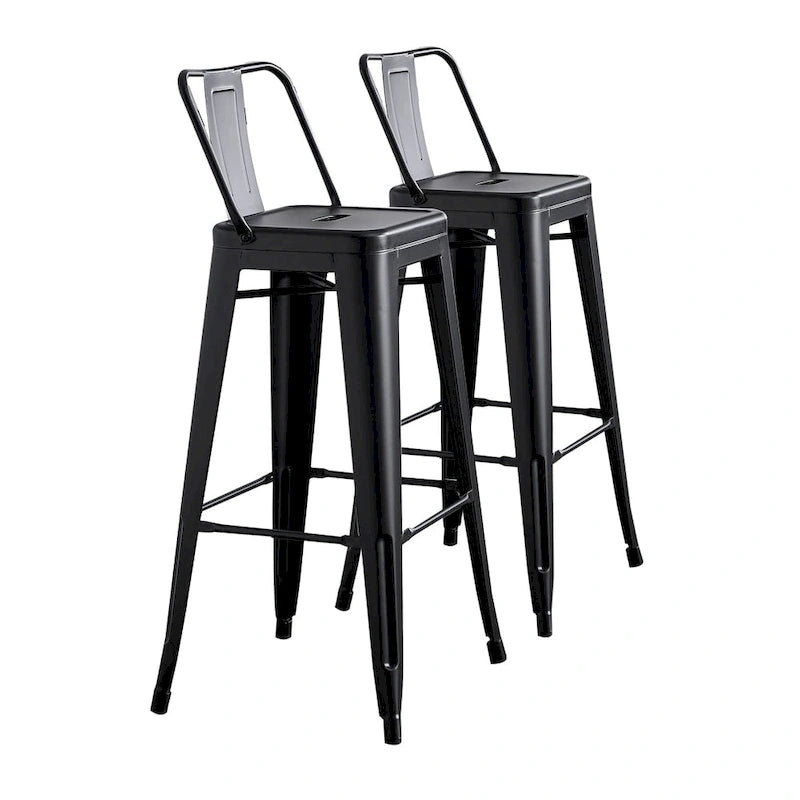 Metalen barkrukken van 30 inch, set van 2