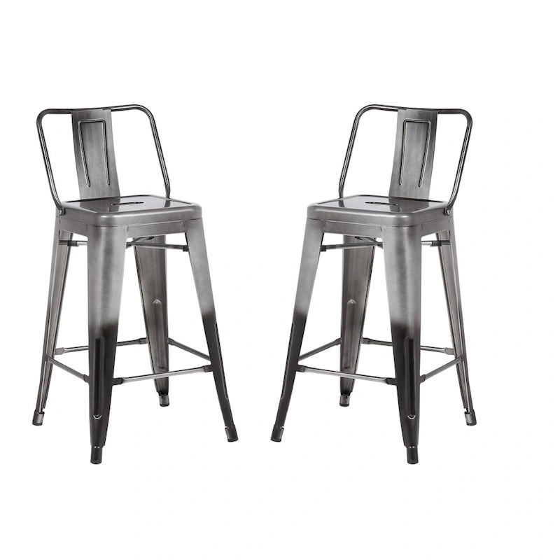 Metalen barkrukken van 30 inch, set van 2