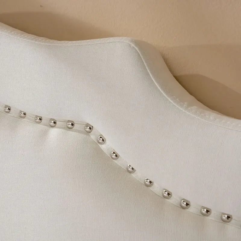 62 Queen Headboard with Nailhead Trim by