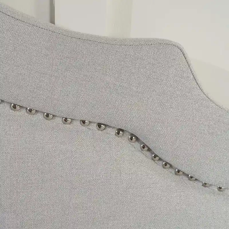 62 Queen Headboard with Nailhead Trim by